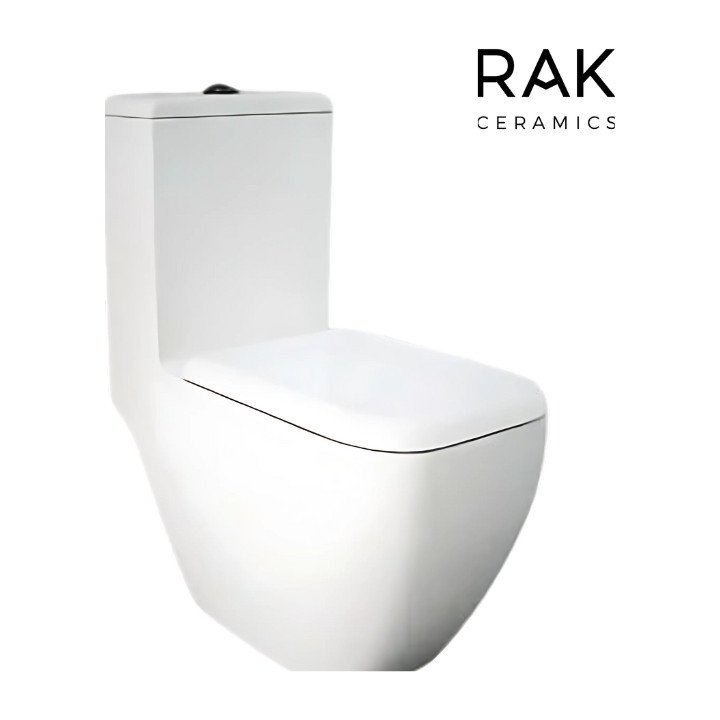 RAK METROPOLITAN ALPINE WHITE CLOSE COUPLED WATER CLOSETS