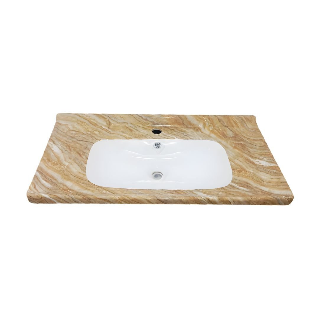 B80-01 CABINET BASIN NEW COLORFUL DECORATIVE MARBLE