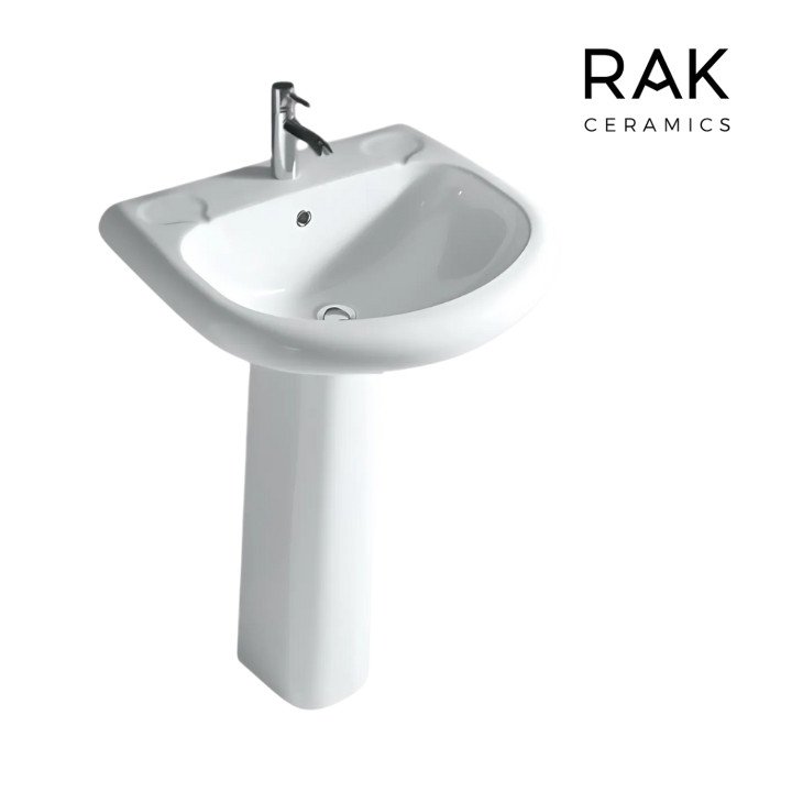 RAK ORIENT MODERN DESIGNER BASIN AND PEDESTAL