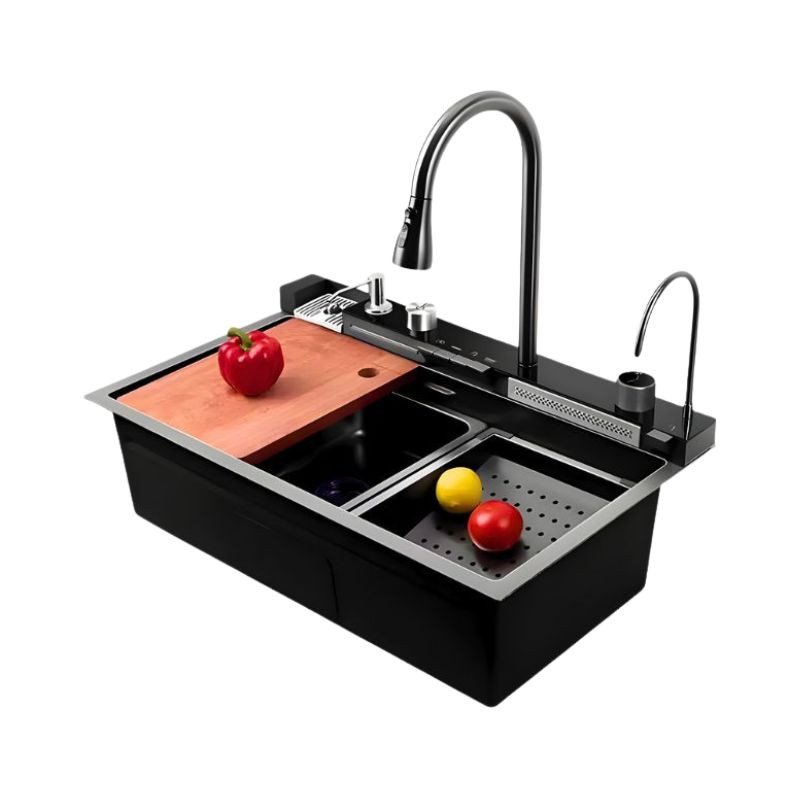 7546J Advanced Technology Handmade Multifunctional Smart Kitchen Sink