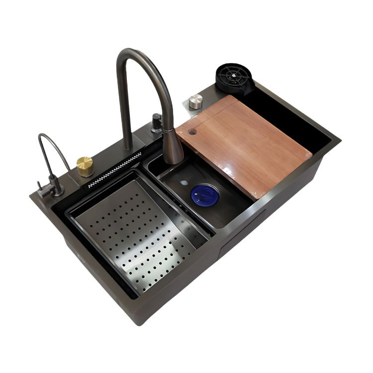 8546 Semi Multifunctional Black Sink