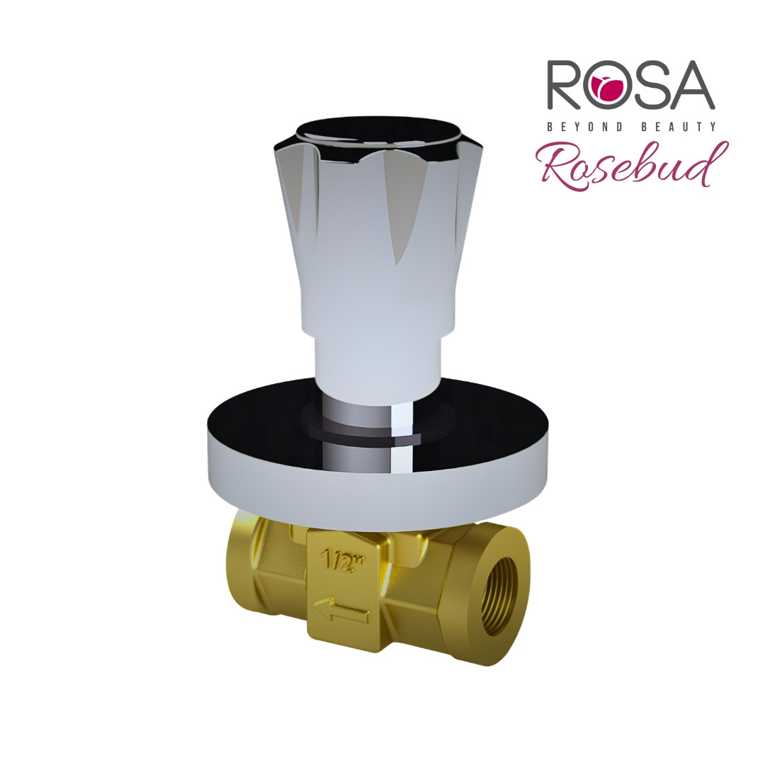 Conceal Stop Cock 3/4'' RSB-1017 Rosebud (Permium)