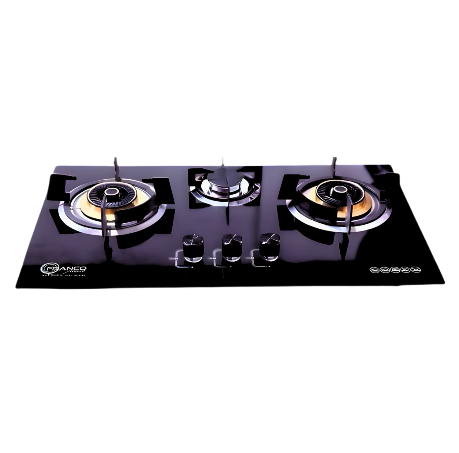 FR-203 STONE HIGH QUALITY TEMPERED BUILT IN GAS STOVE