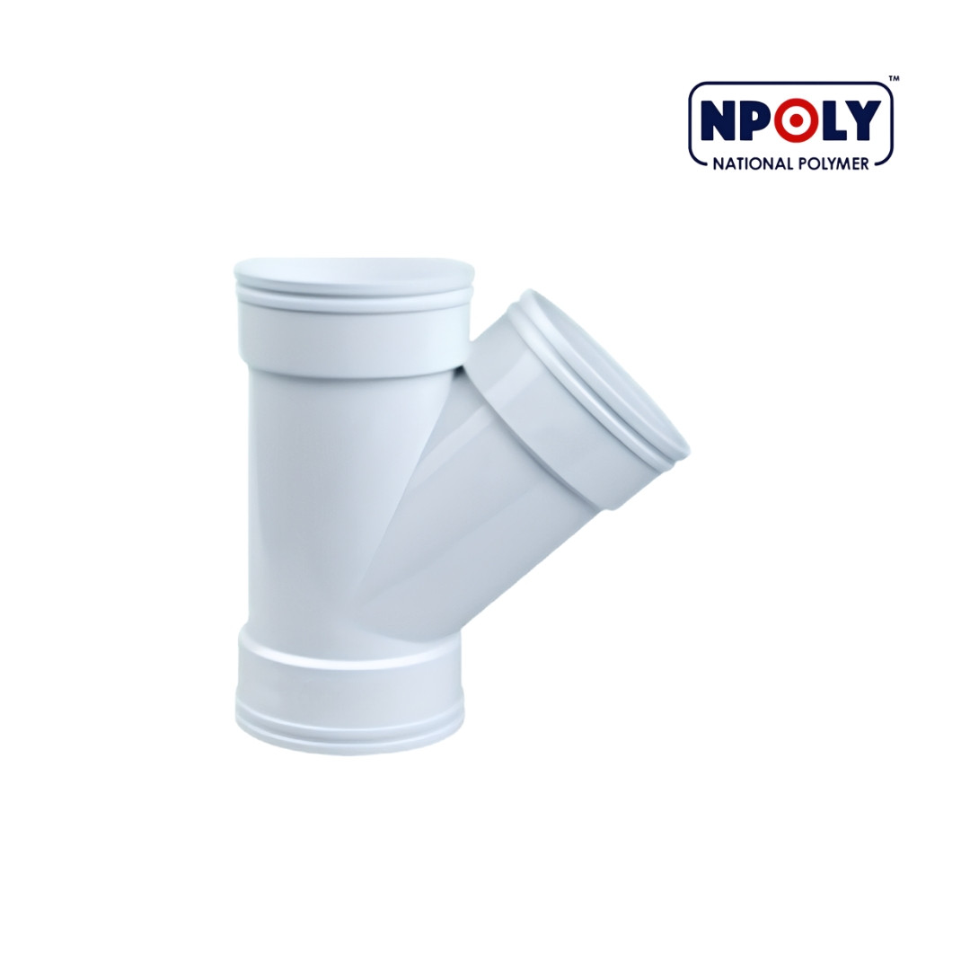 4''X4''UPVC Y TEE
