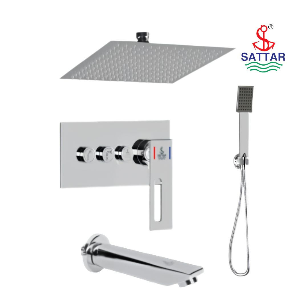 SATTAR 1/2'' SMI-78624 IMPEL CONCEALED SHOWER MIXER SET