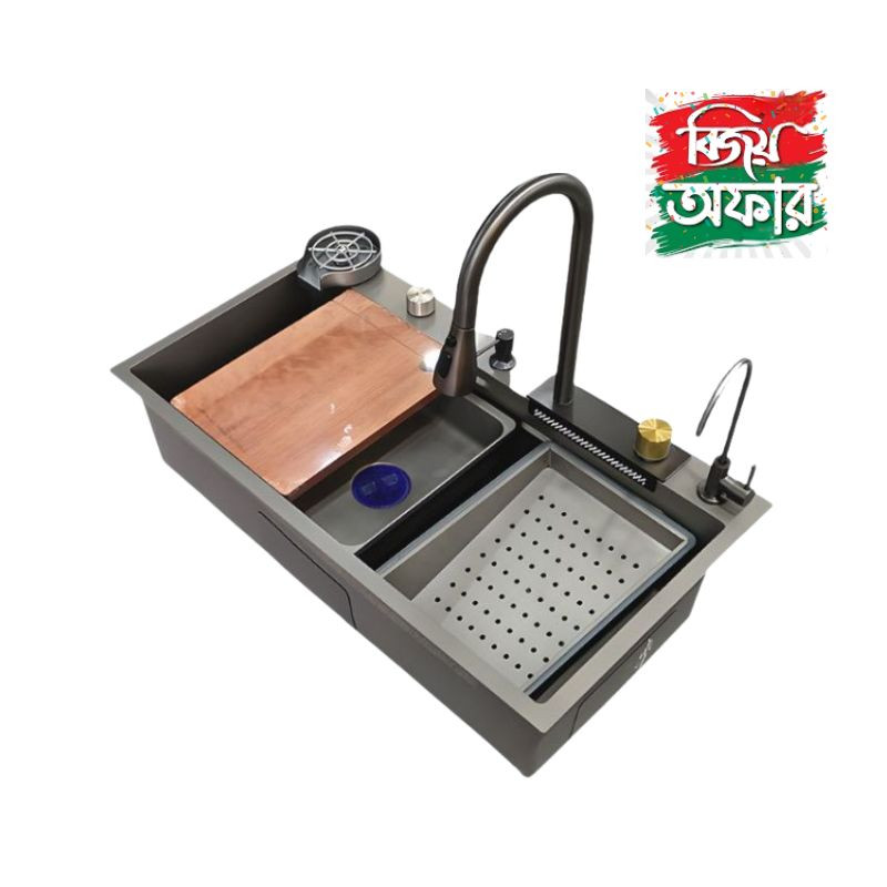 Multifunctional Handmade Sink Gray