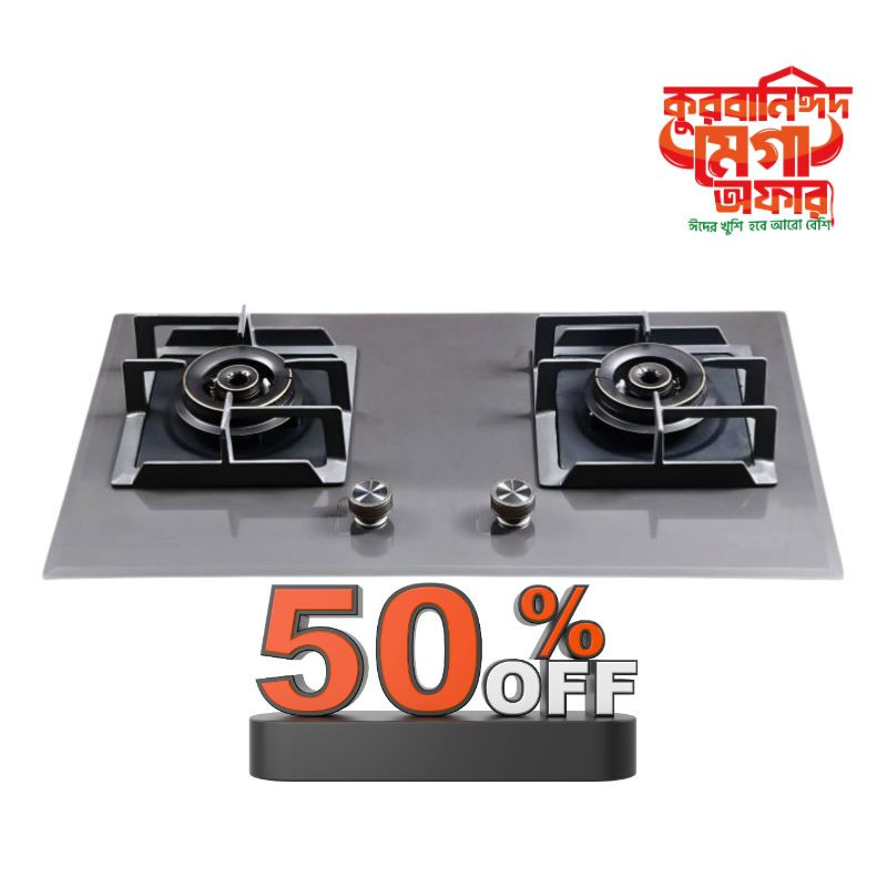 ARMANI STONE HIGH QUALITY TEMPERED BUILT IN GAS STOVE