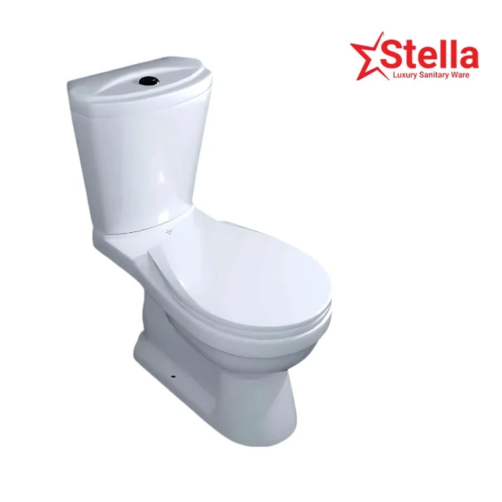 STELLA VERSO ALPINE WHITE TWO PIECE TOILET