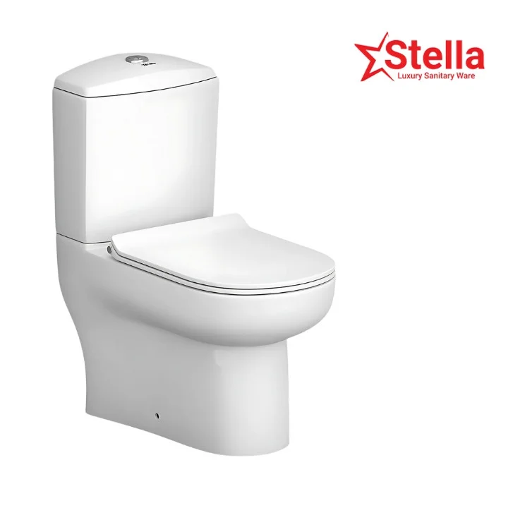 STELLA ARINA ALPINE WHITE TWO PIECE TOILET