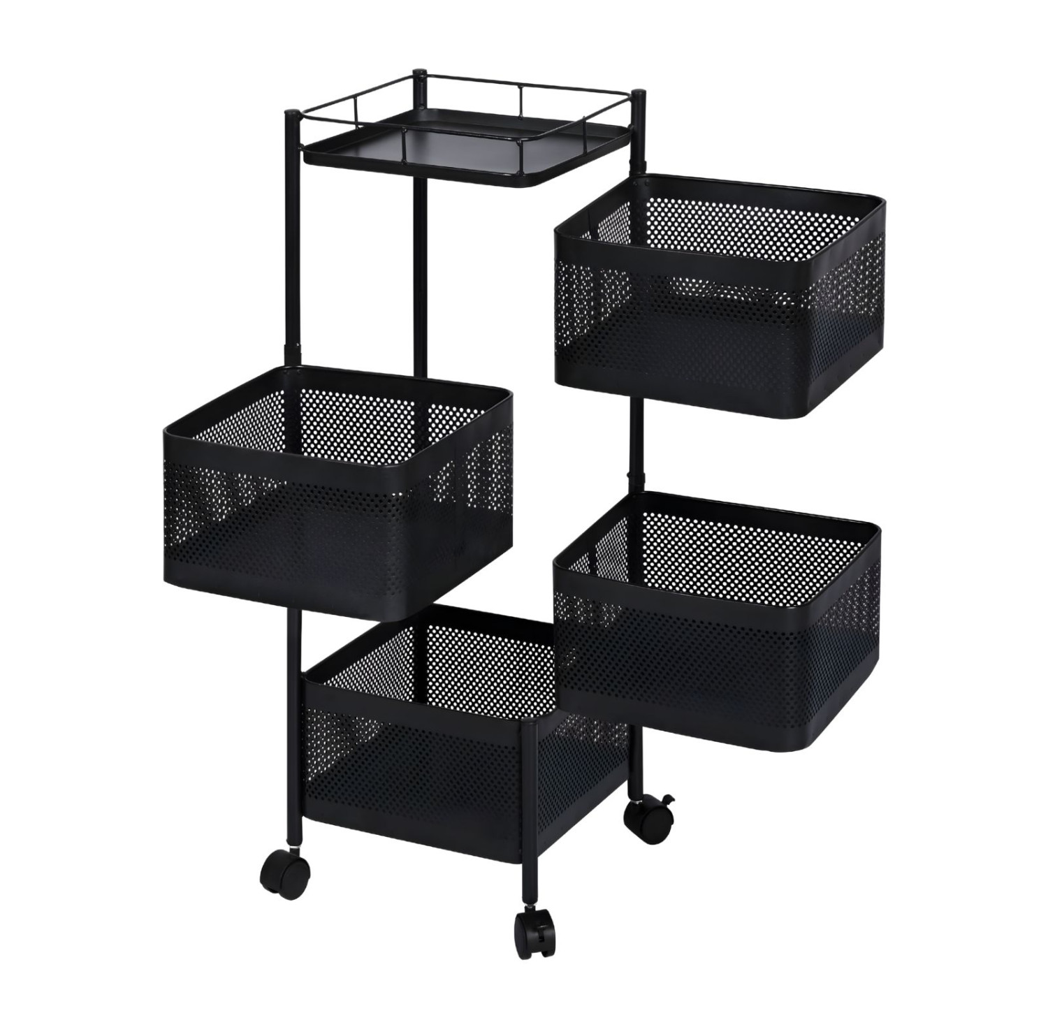 4 TIER KITCHEN STORAGE RACK