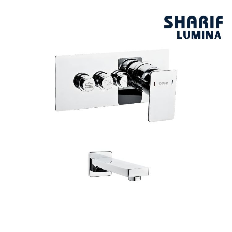 ¾” LEVER SHOWER MIXER SHARIF LUMINA-SM7505A