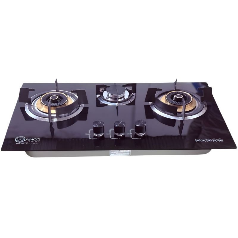 FR-203 STONE HIGH QUALITY TEMPERED BUILT IN GAS STOVE