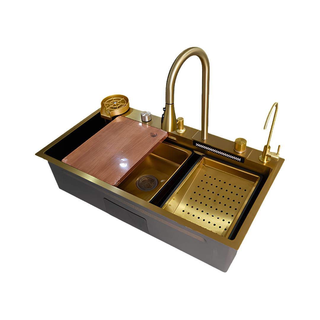 8546 Semi Multifunctional Golden Sink