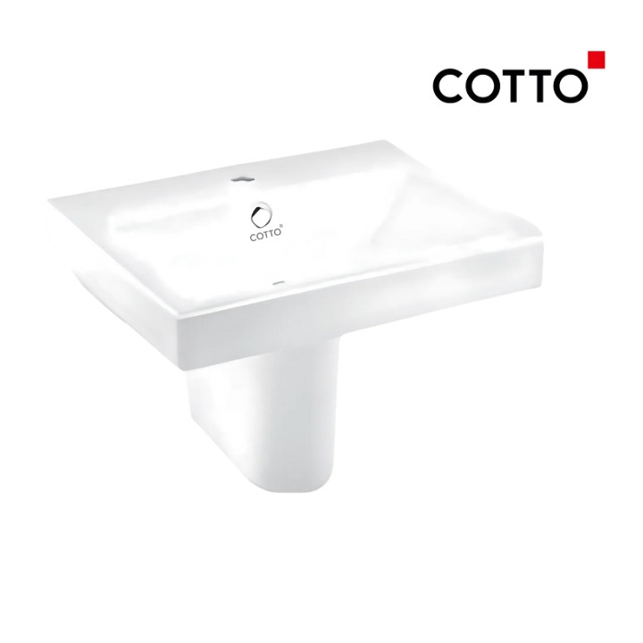VIVA COTTO WASH BASIN WITH PEDESTAL