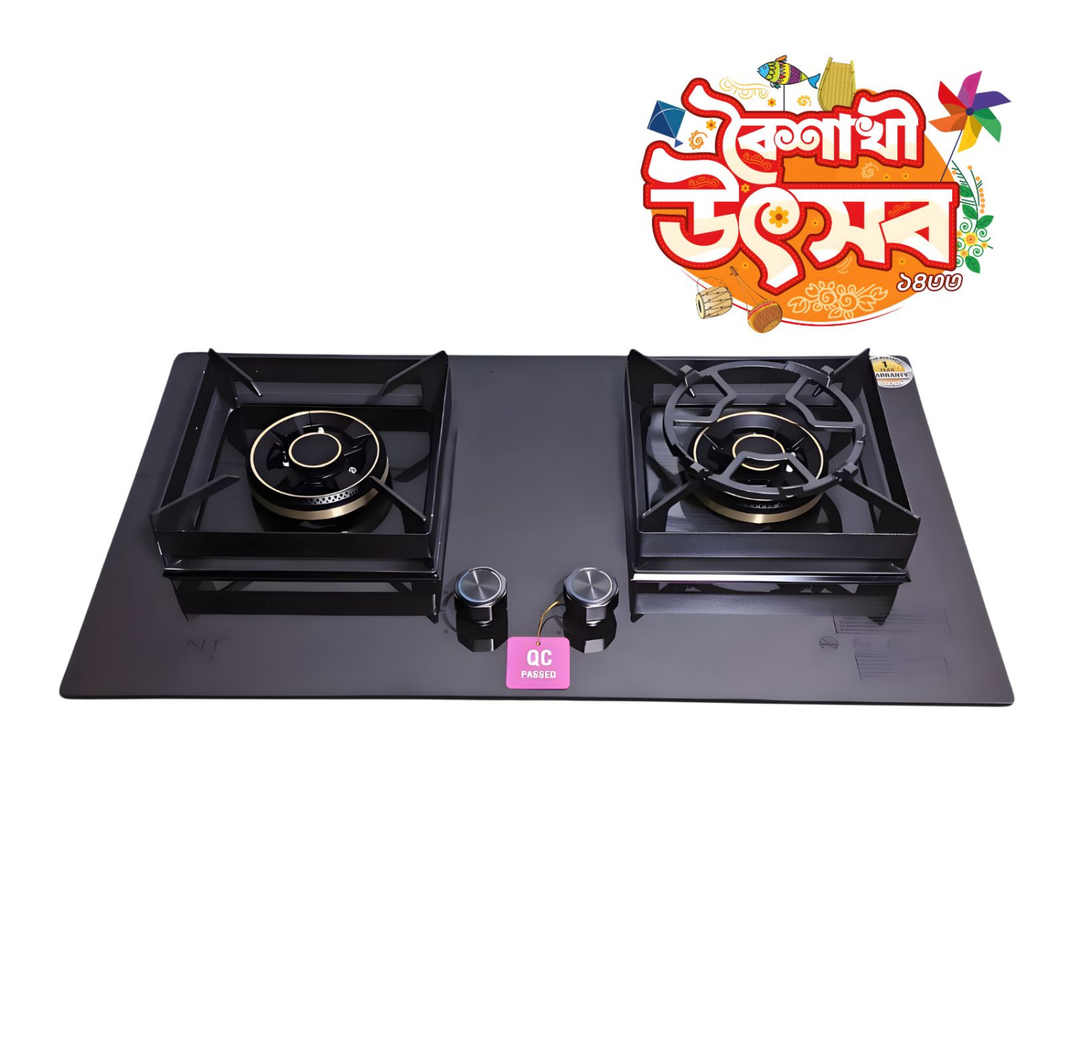 PG-501 STONE HIGH QUALITY TEMPERED BUILT IN GAS