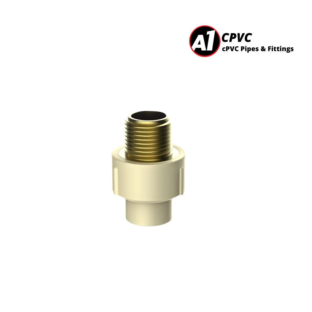 1/2''x 3/4'' inch Cpvc Male Socket Brass