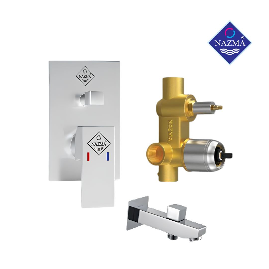 NMI-685 NAZMA 3/4''CUBIC SHOWER MIXER BODY(LINUX) WITH SPOUT