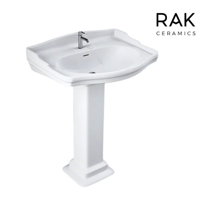 RAK WINDSOR MODERN DESIGNER BASIN AND PEDESTAL