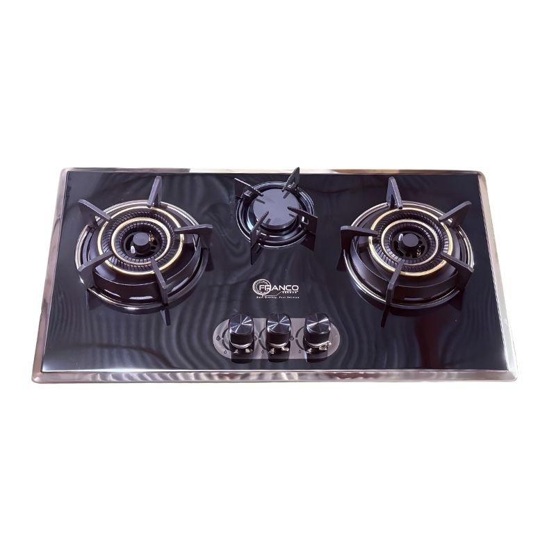 FR-305 STONE HIGH QUALITY TEMPERED BUILT IN GAS STOVE
