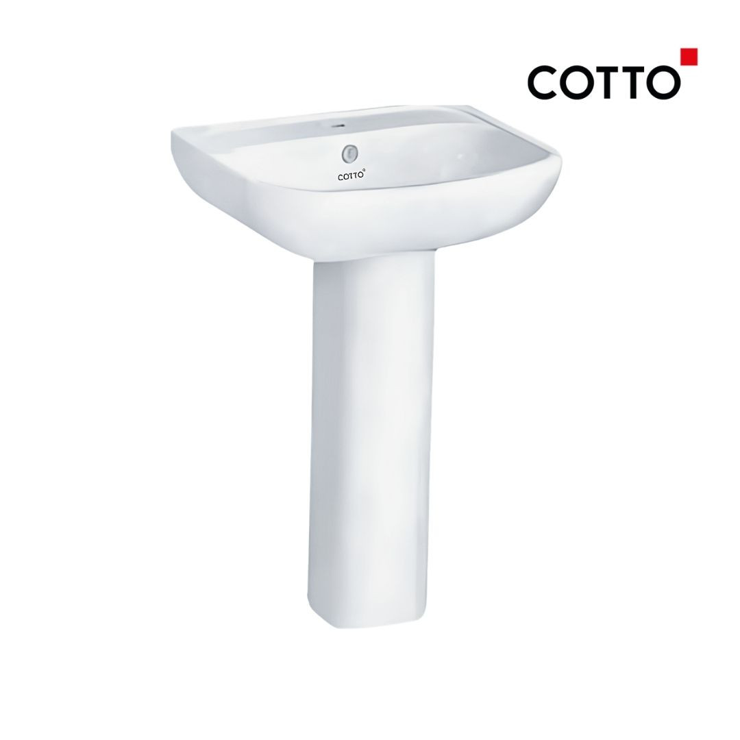 22''x17''WASH BASIN WITH PEDESTAL BRIO