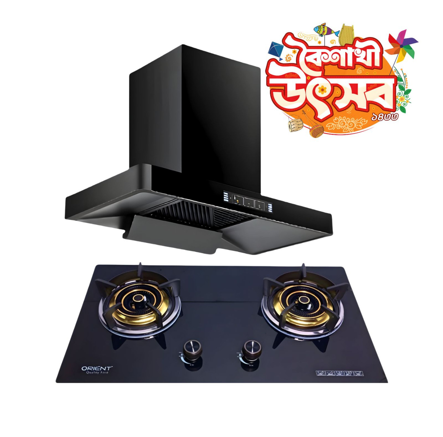MILANO KITCHEN HOOD OR-602 GAS STOVE COMBO OFFER