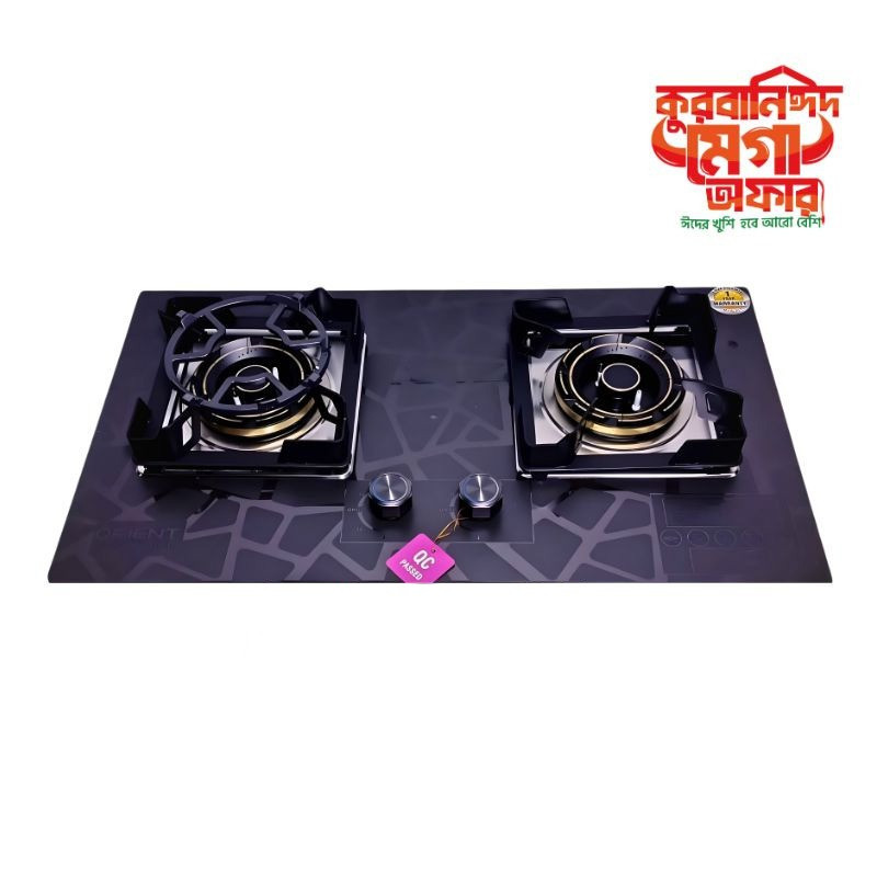 KI-502 STONE HIGH QUALITY TEMPERED BUILT IN GAS STOVE