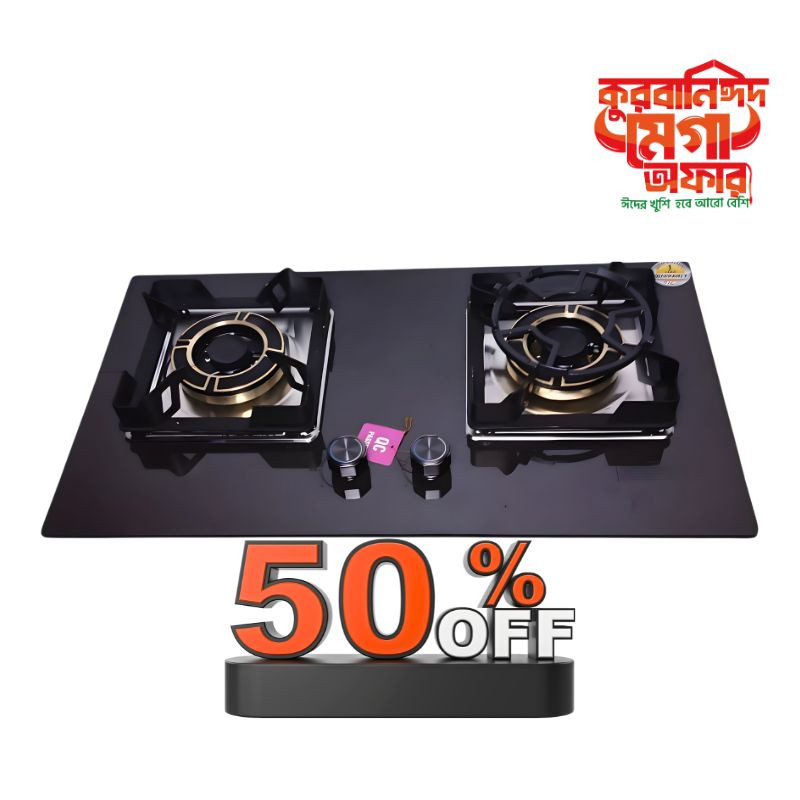 LX-702 STONE HIGH QUALITY TEMPERED BUILT IN GAS STOVE