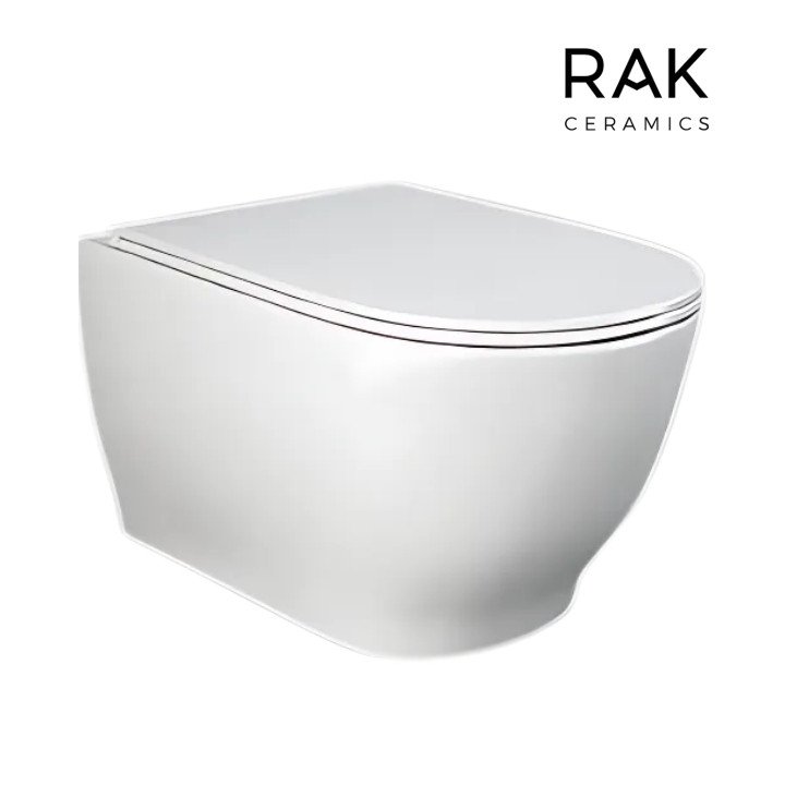 RAK HARMONY WALL HUNG WATER CLOSETS ALPINE WHITE