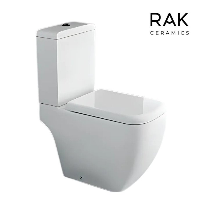 RAK METRO SYPHONIC ALPINE WHITE CLOSE COUPLED WATER CLOSETS