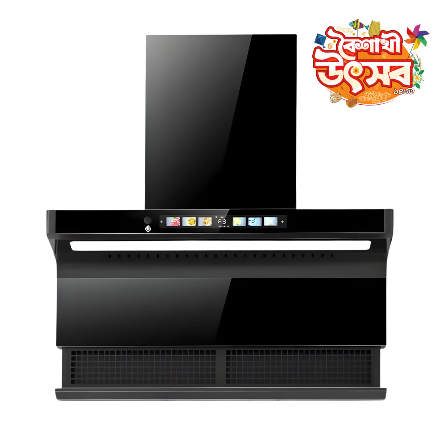 REGALO DELUXE VOICE CONTROL KITCHEN HOOD CHIMNEY