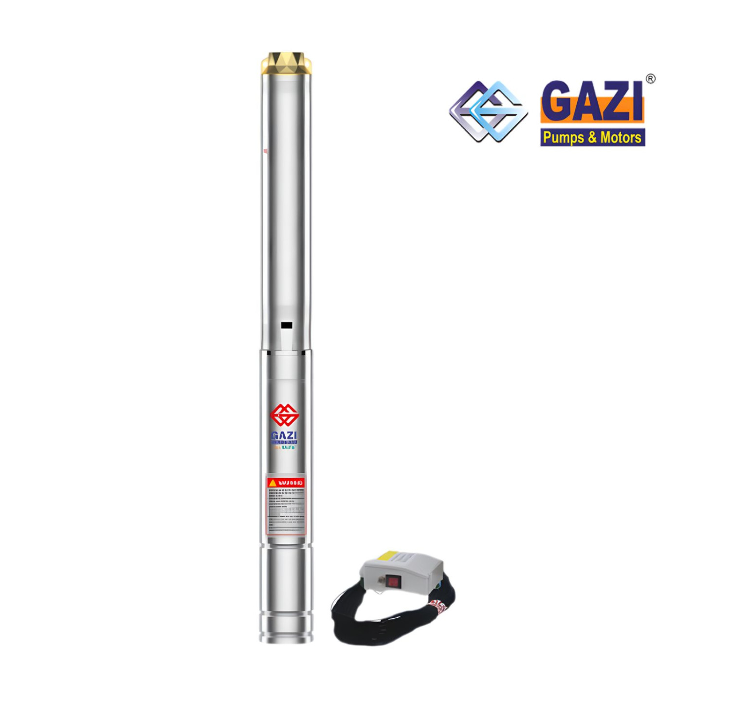 2 HP GAZI SUBMERSIBLE WATER PUMP MOTOR 4SDM-10-10