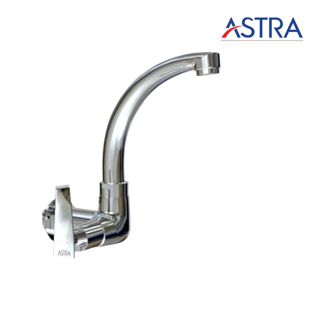Astra AVH-2418 Moving Sink Cock Single Handle Faucet Brass  Chrome