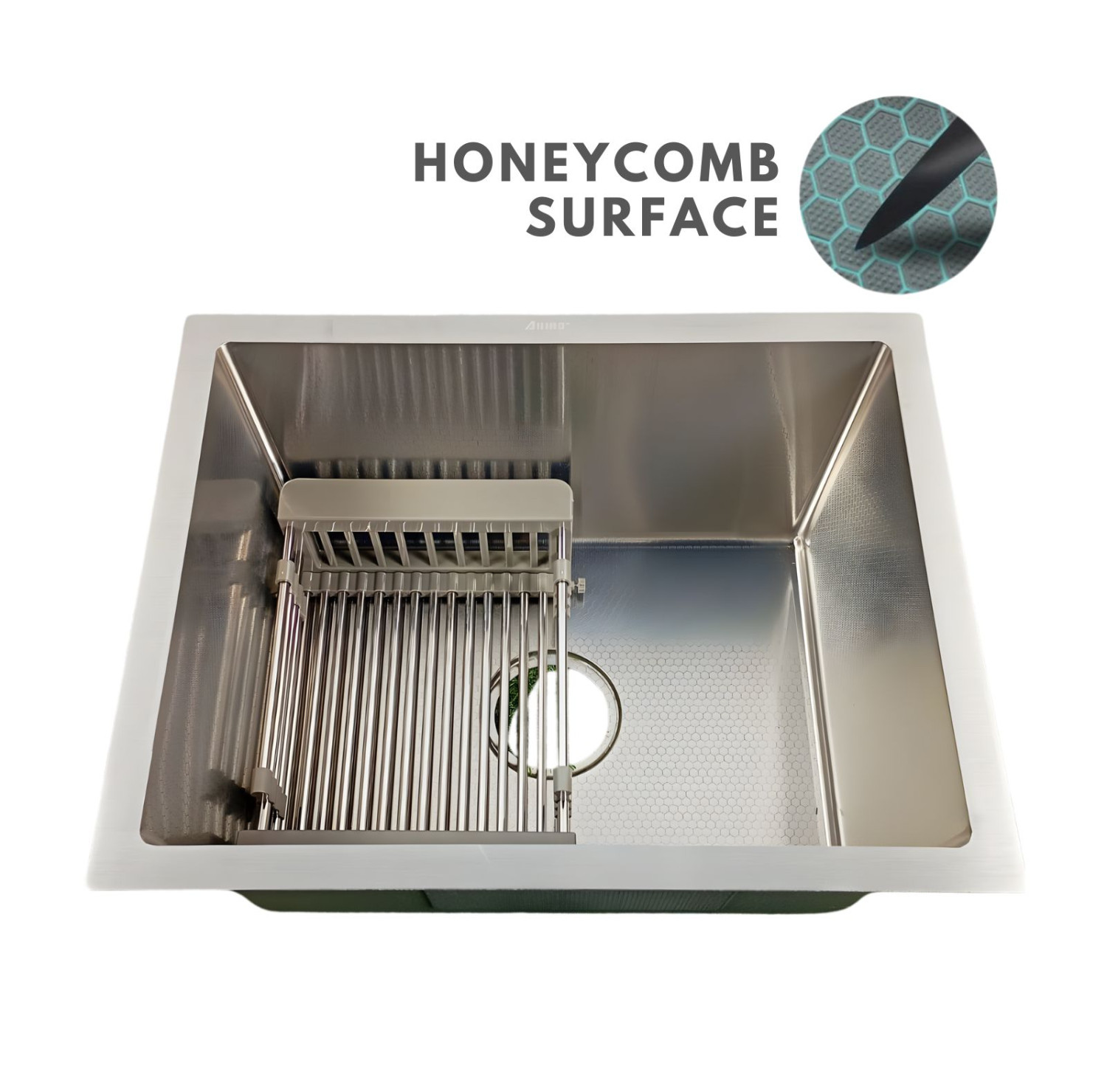5040-S.S HONEYCOMB SURFACE LATEST DESIGN KITCHEN SINK