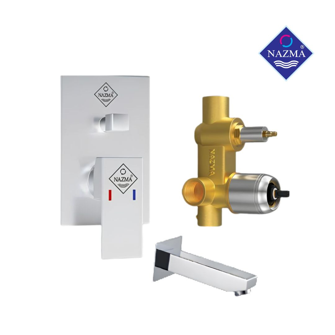 NMI-682 NAZMA 3/4''CUBIC SHOWER MIXER BODY(LINUX) WITH SPOUT
