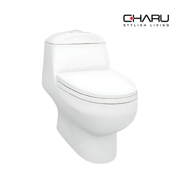 CHARU CM950 ALPINE WHITE ONE PIECE TOILET