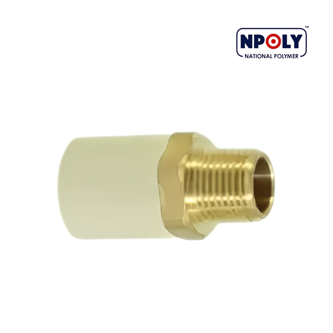 3/4 X 1/2" CPVC M-SOCKET (BRASS)