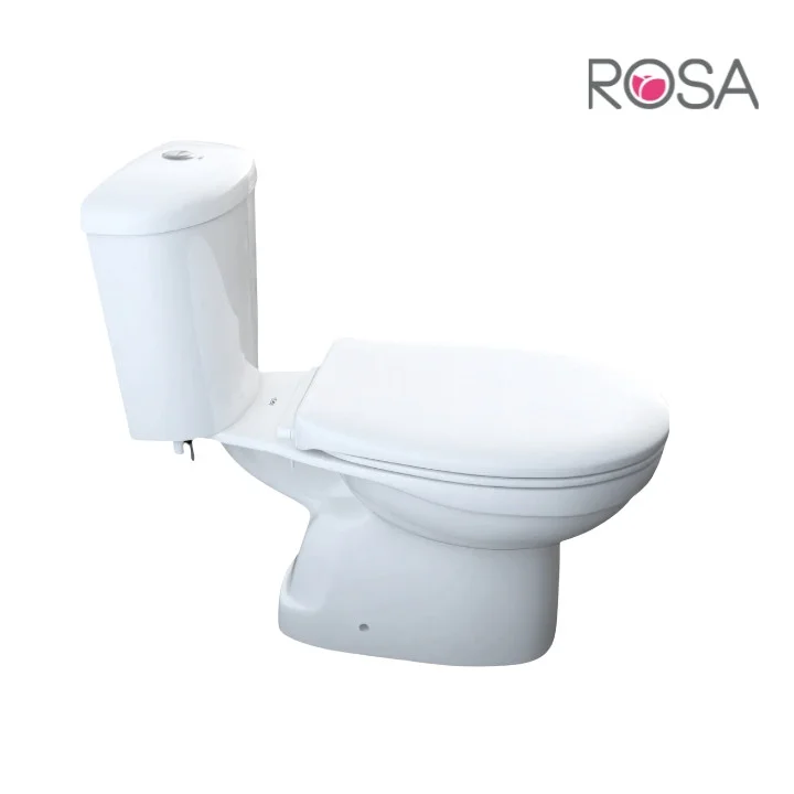 Margo Rosa Alpine White Two Piece Toilet