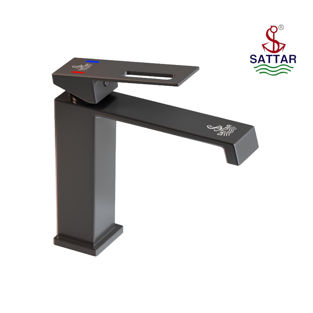 Premium Lever Basin Mixer(Gun Grey - 6” 786048G