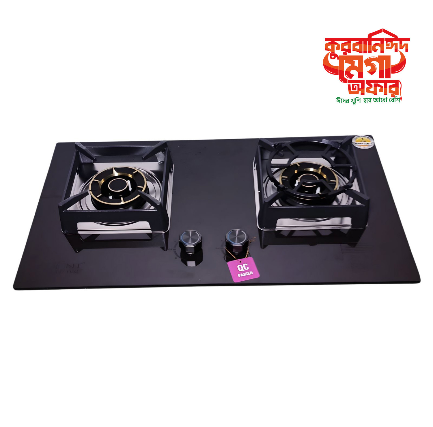 EL-506 STONE HIGH QUALITY TEMPERED BUILT IN GAS STOVE