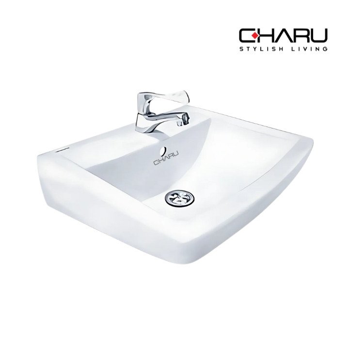 CHARU CM310 ALPINE WHITE WASH BASIN