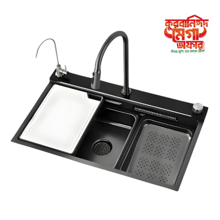 Voice Control Advanced Technology Handmade Multifunctional Smart Kitchen Sink