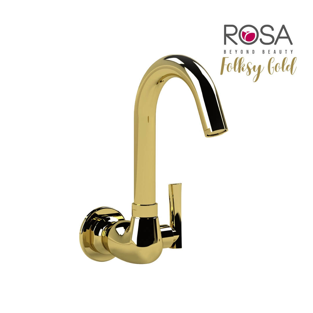 Moving Sink Cock FLK-G5006R Folksy Gold (premium)