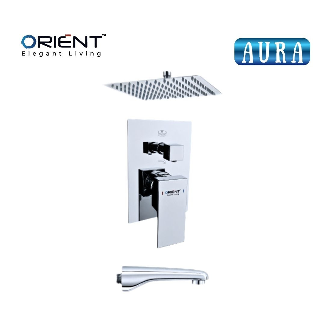 1/2''Conceal Shower Mixer With Spout And Shower AUR-1104 (Aura)
