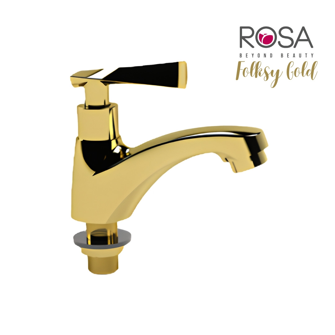 Fixed Piller Cock FLK-G5004 Folksy Gold (premium)