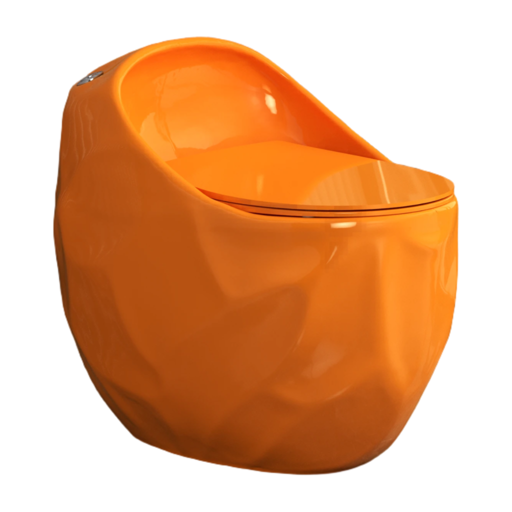 GD-2045 COLOR PEANUT SHAPE STANDARD DESIGN CERAMIC HIGH COMMODE
