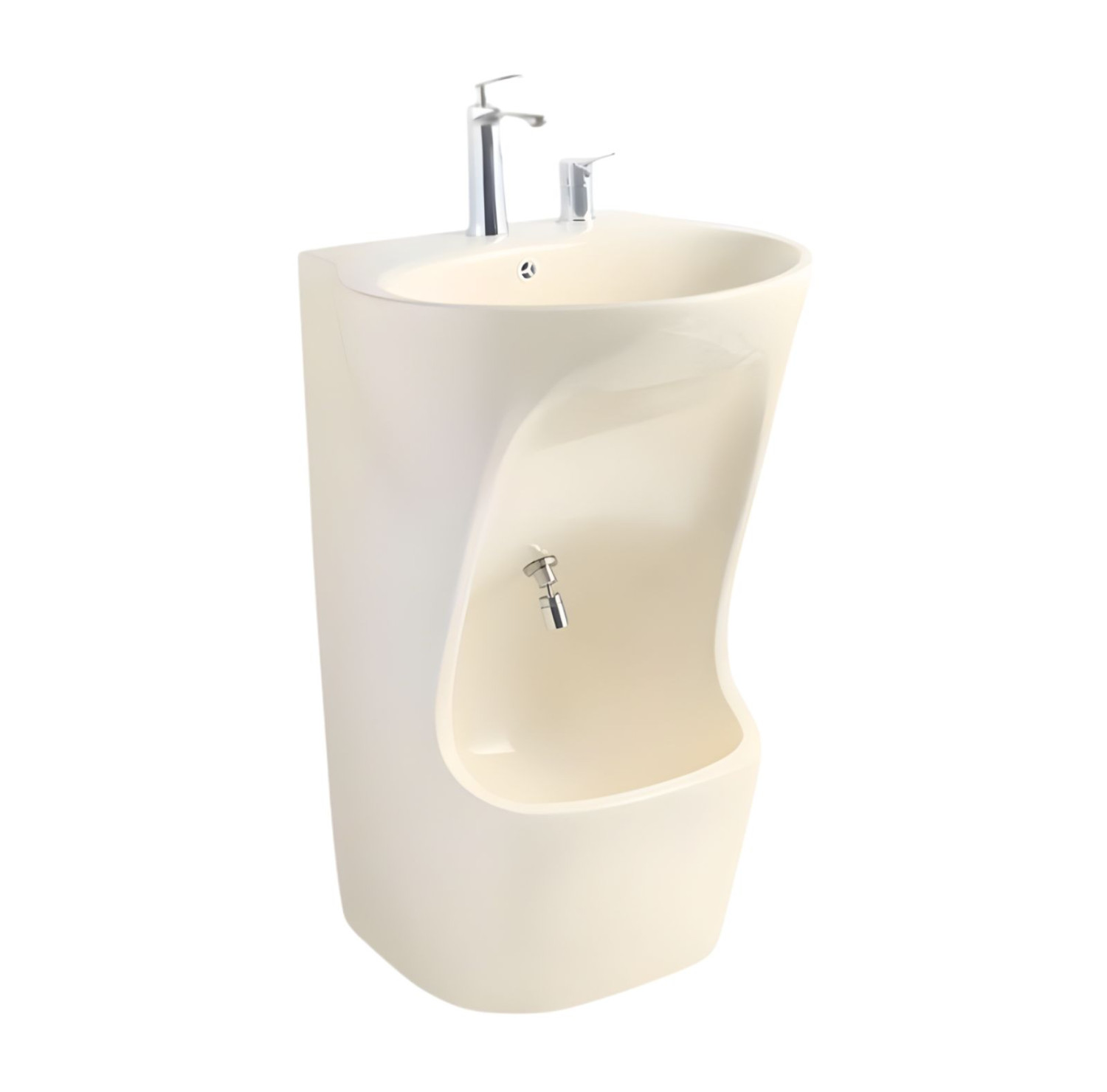 6003 IVORY MUSLIM FOOT WASH OZU BASIN