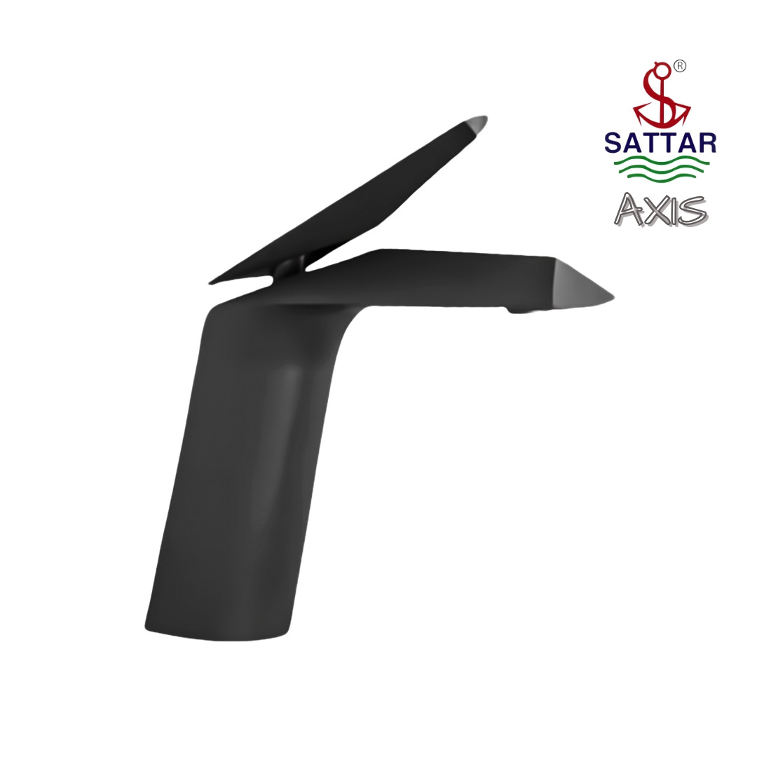 Single Lever Basin Mixer Axis (Gun Grey) 786056G