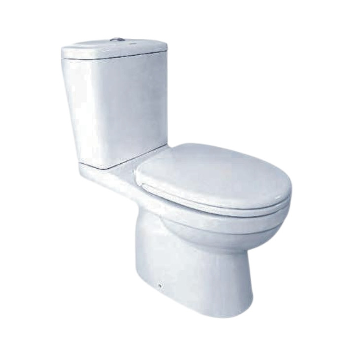 CM18 CHARU ALPINE WHITE TWO PIECE TOILET
