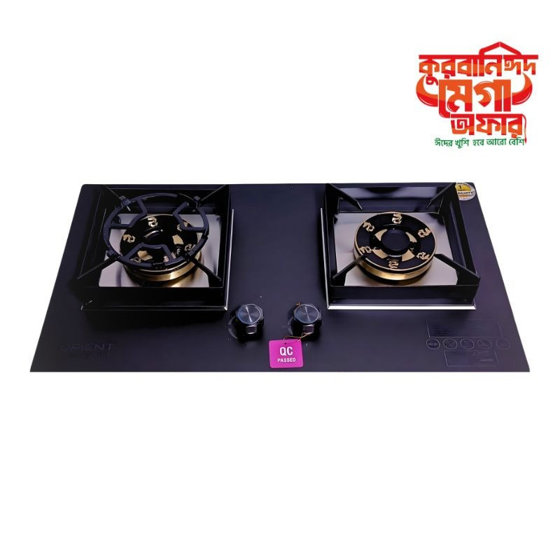 PR-505 STONE HIGH QUALITY TEMPERED BUILT IN GAS STOVE