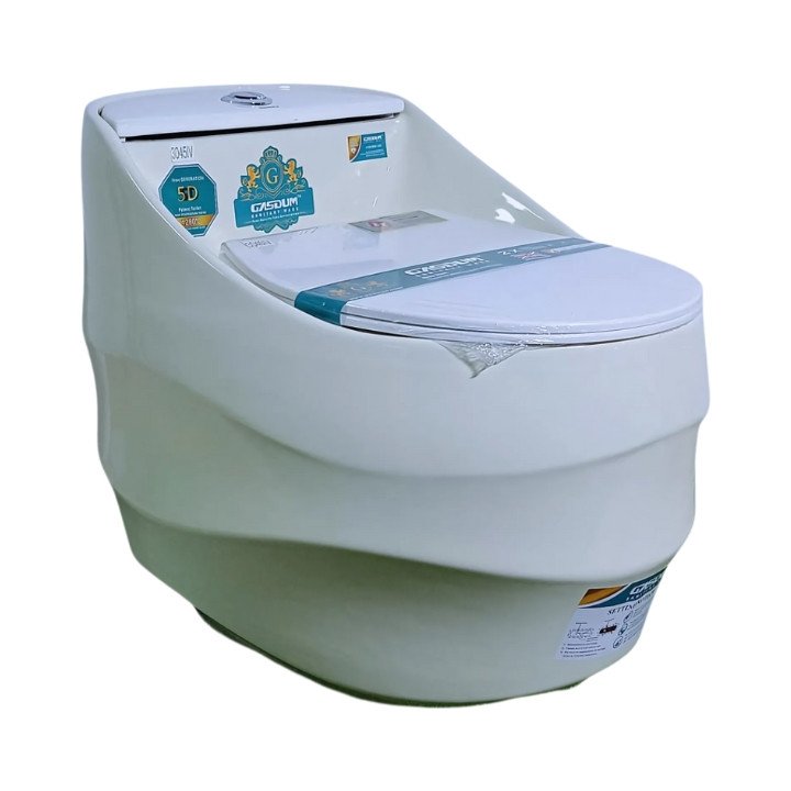 3045 IVORY  LUXURY HIGH COMMODE